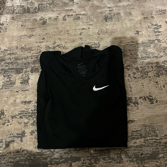 NWT Nike Black Pro Allover Mesh Tank Top Size Medium - Picture 2 of 5